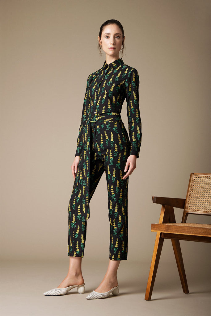 Danielle Fichera - Resort 2020 - Lucy Pants in Black and Yellow