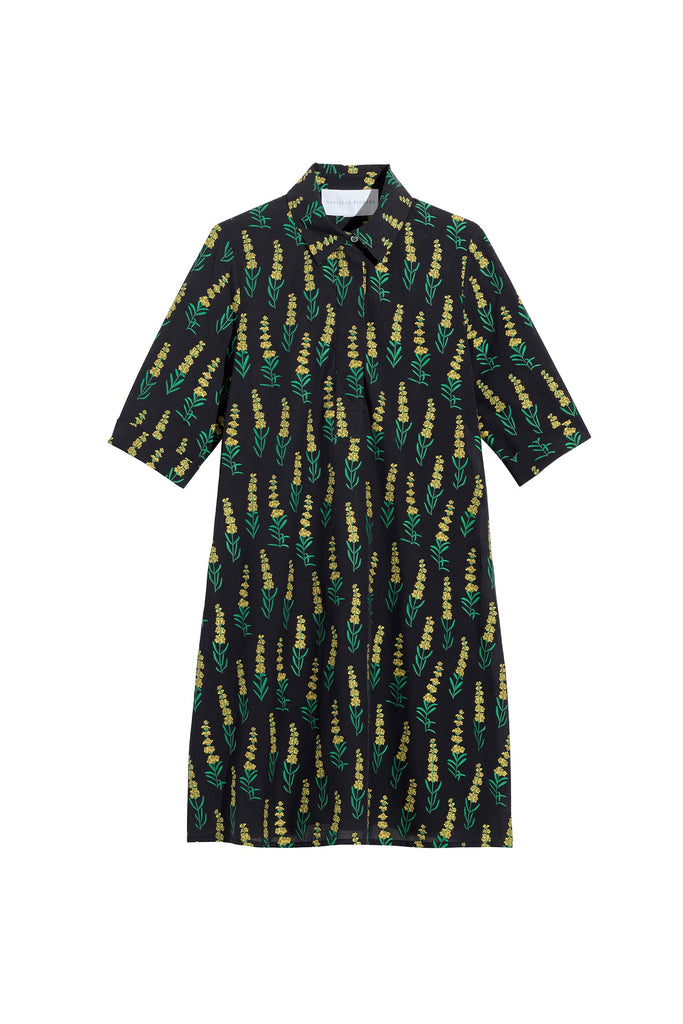 Danielle Fichera - Resort 2020 - Lulu Dress in Black and Yellow