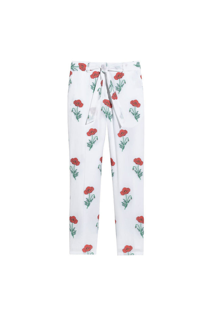 Danielle Fichera - Resort 2020 - Lucy Pants in White and Red