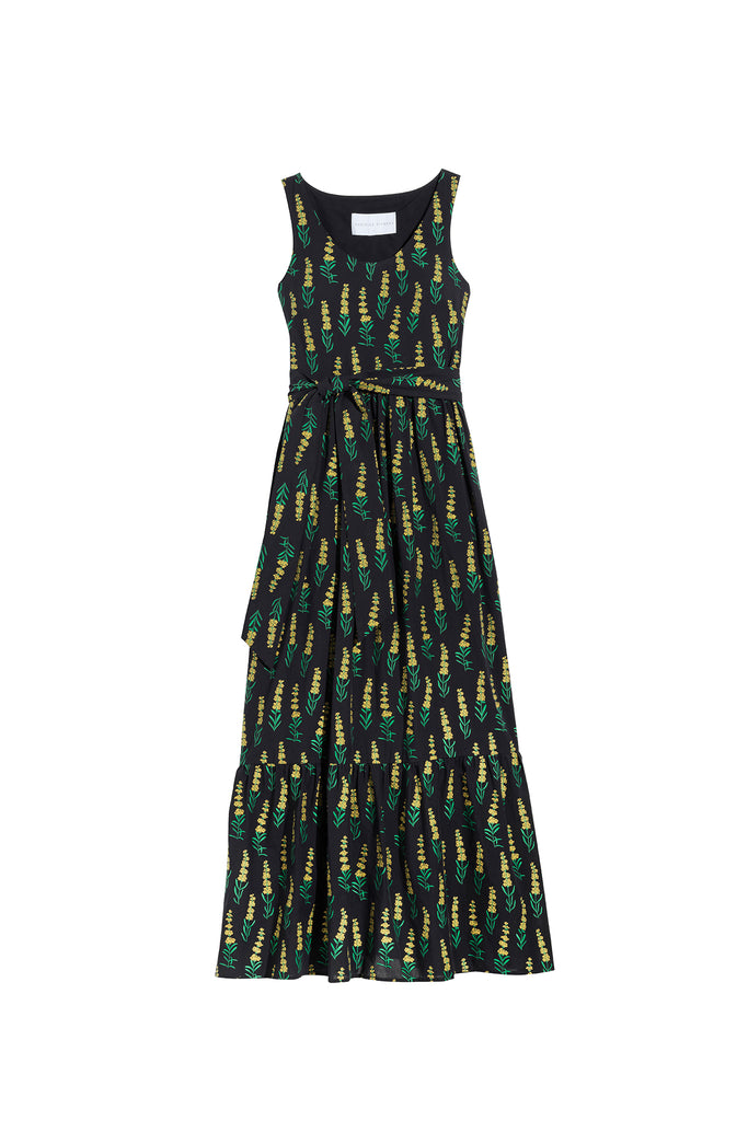Danielle Fichera - Resort 2020 - Genevieve Maxi Dress in Black and Yellow