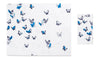 Teal Butterflies Napkin & Placemat in Cotton