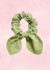 Green Corduroy Scrunchie