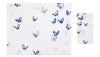 Blue Butterflies Napkin & Placemat in Linen