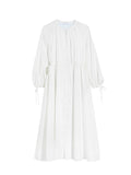 The Mia Caftan Dress designed by Danielle Fichera made with Sustainable Cotton and Linen